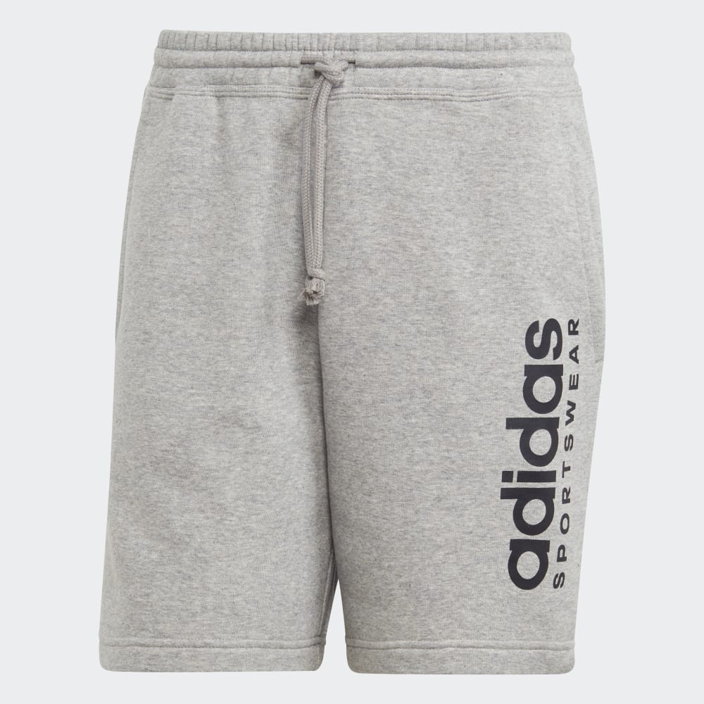 ALL SZN FLEECE GRAPHIC SHORTS - Medium Grey Heather