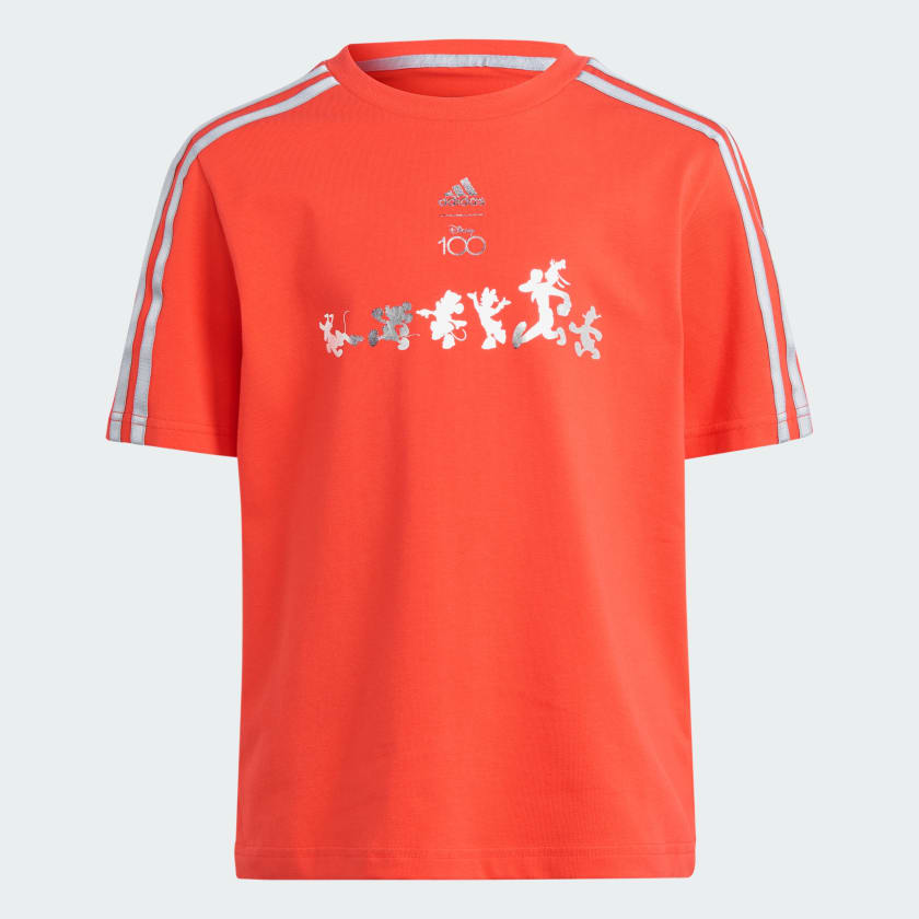 ADIDAS DISNEY 100 T-SHIRT - Bright Red / Silver Met.