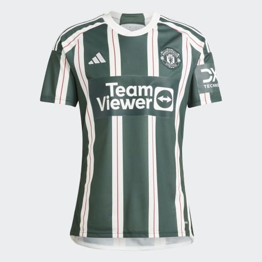 MANCHESTER UNITED 23/24 AWAY JERSEY - Green Night / Core White / Active Maroon
