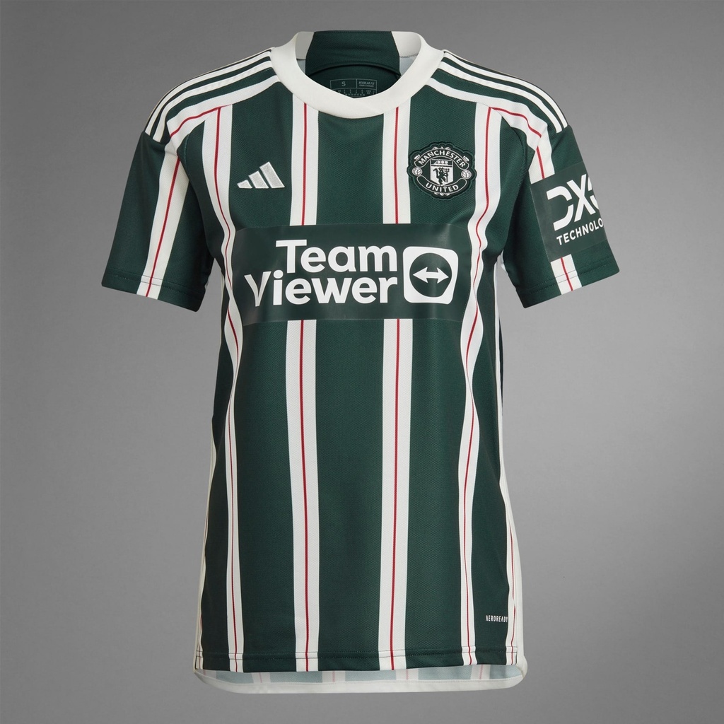MANCHESTER UNITED 23/24 AWAY JERSEY - Green Night / Core White / Active Maroon