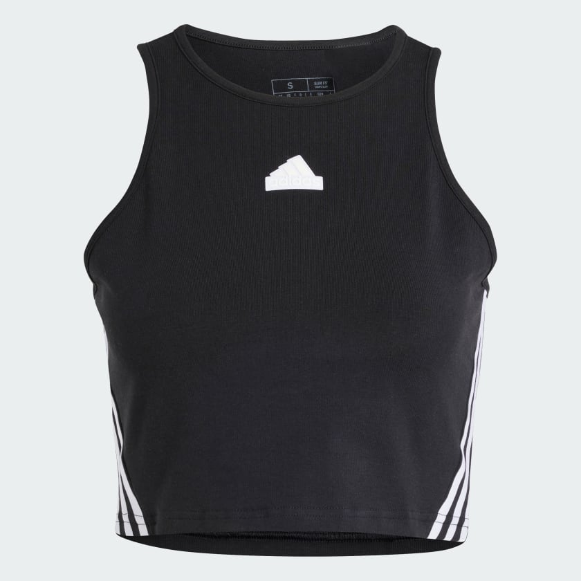 FUTURE ICONS 3-STRIPES TANK TOP - Black