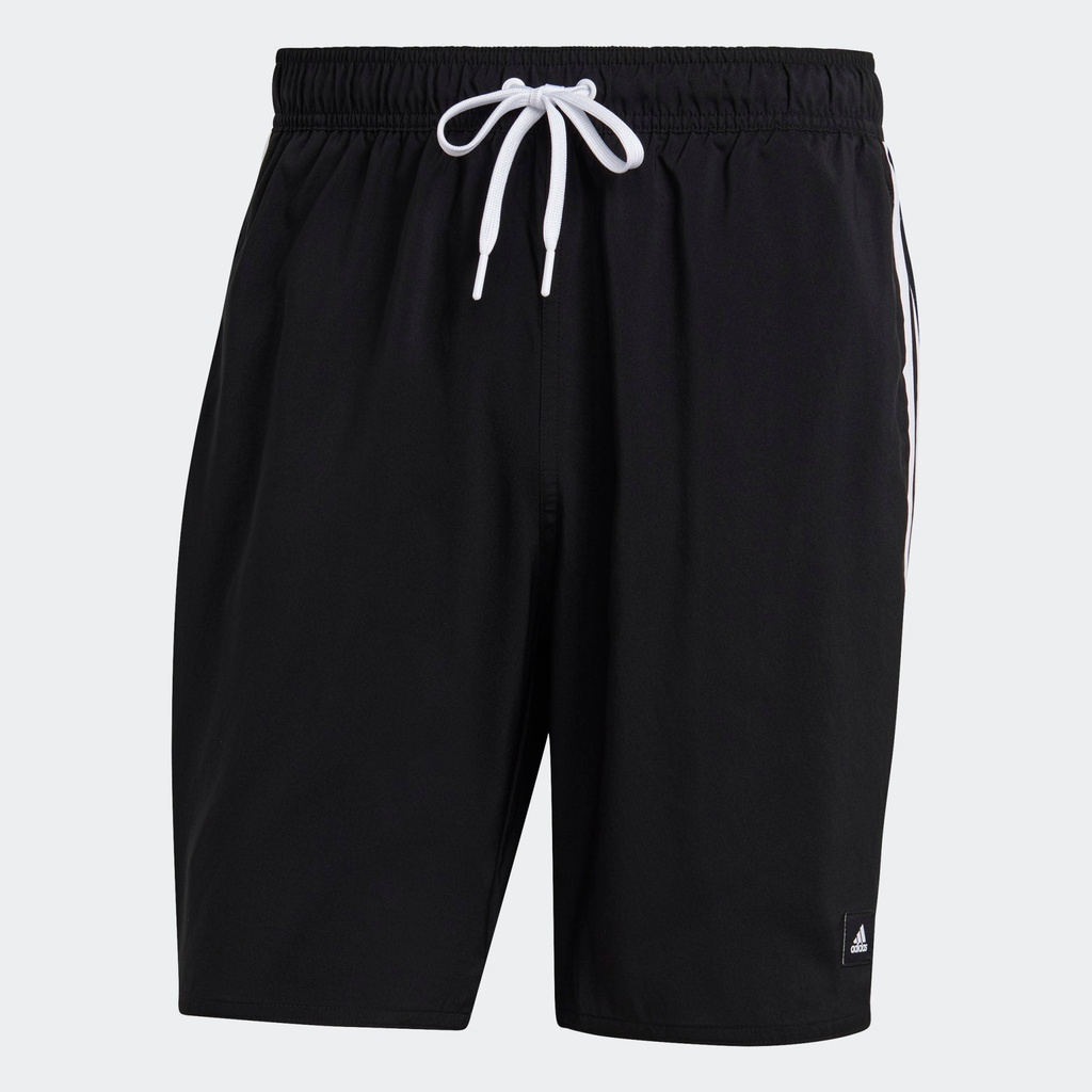 3-STRIPES CLX SWIM SHORTS - Black / White