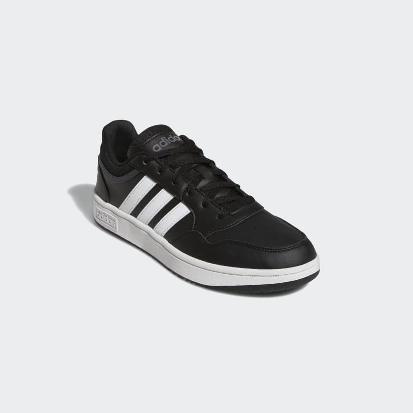HOOPS 3.0 LOW CLASSIC VINTAGE SHOES - Core Black / Ftwr White / Grey Six