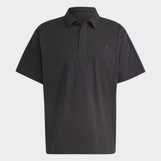 ADIDAS PREMIUM ESSENTIALS POLO SHIRT - BLACK