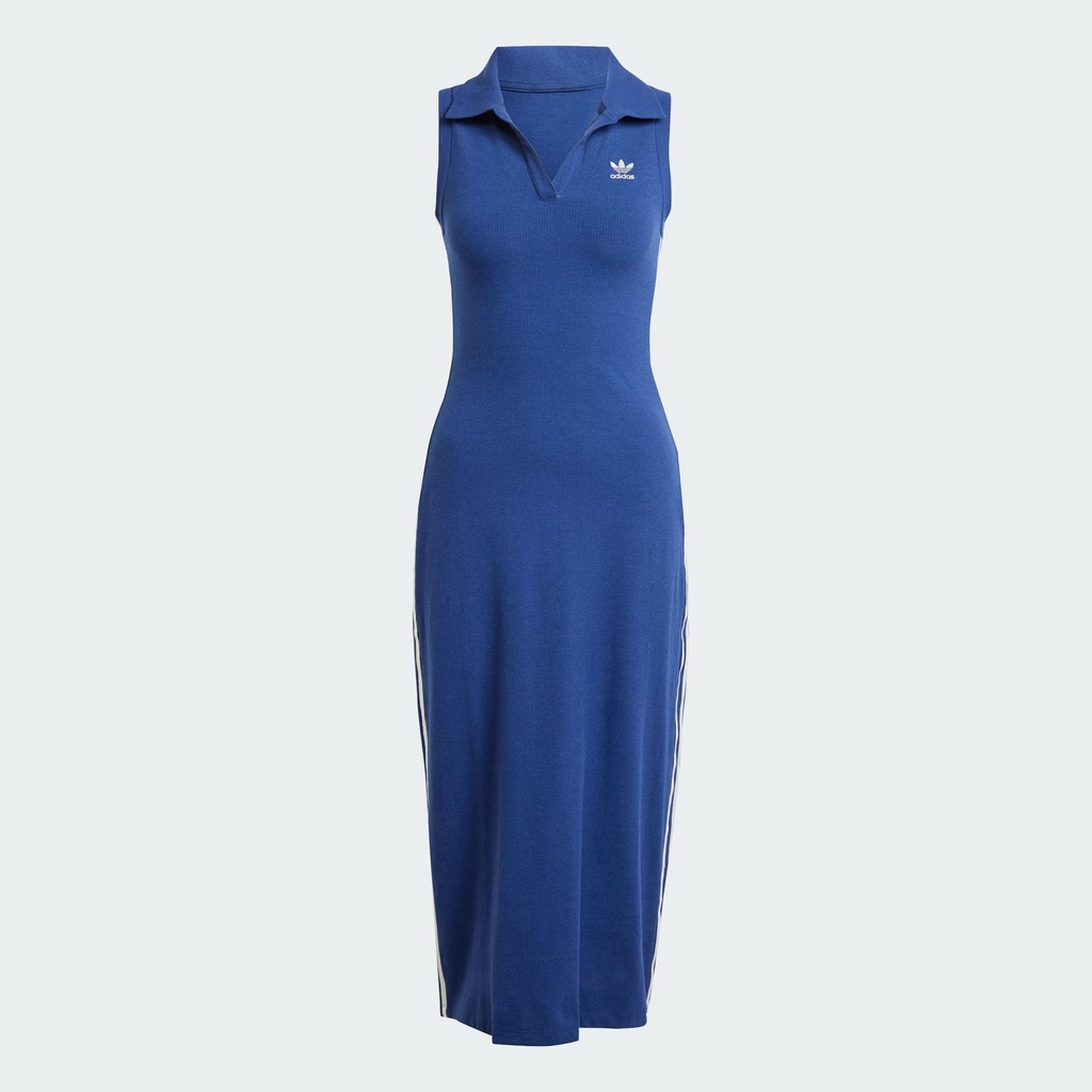 PREMIUM ORIGINALS RIB DRESS - Dark Blue