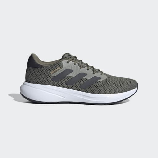 RESPONSE RUNNER SHOES - Olive Strata / Carbon / Oat