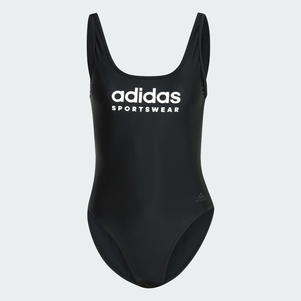 SPORTSWEAR U-BACK SWIMSUIT - Black / White