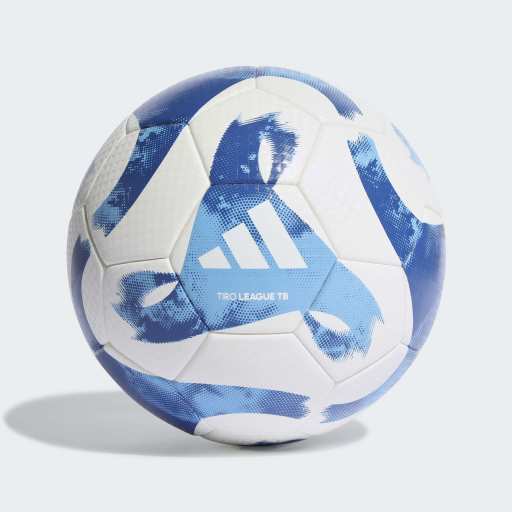TIRO LEAGUE THERMALLY BONDED BALL - White / Royal Blue / Light Blue