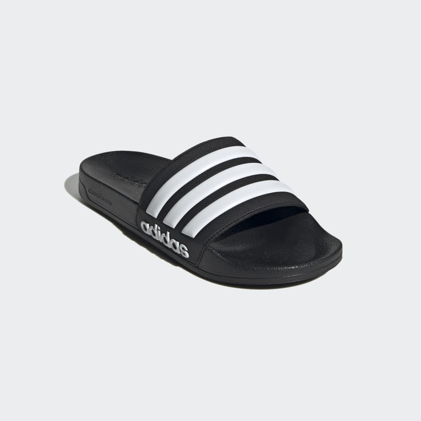 ADILETTE SHOWER SLIDES - Core Black / Cloud White / Core Black