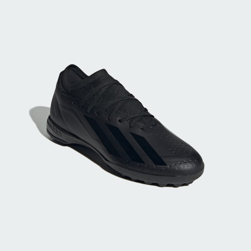 X CRAZYFAST.3 TURF BOOTS - Core Black / Core Black / Core Black