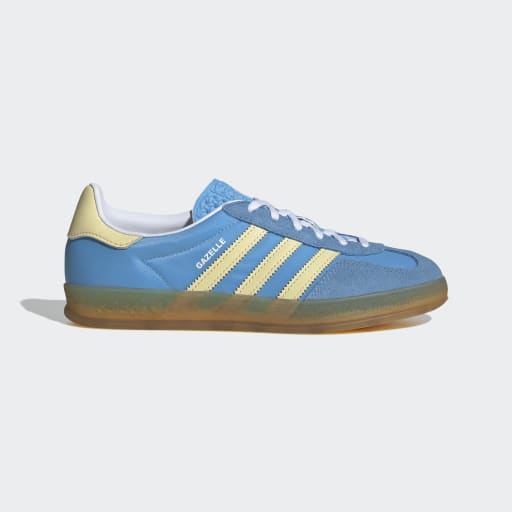 GAZELLE INDOOR SHOES - Semi Blue Burst / Almost Yellow / Cloud White