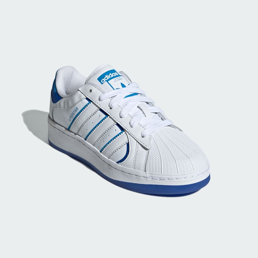 SUPERSTAR XLG SHOES - Ftwr White / Team Royal Blue / Bright Blue