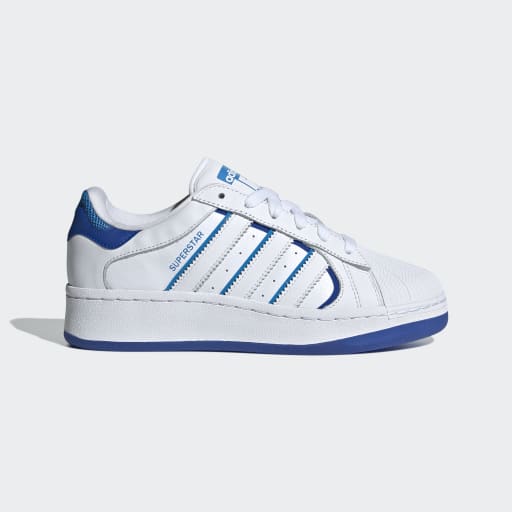 SUPERSTAR XLG SHOES - Ftwr White / Team Royal Blue / Bright Blue