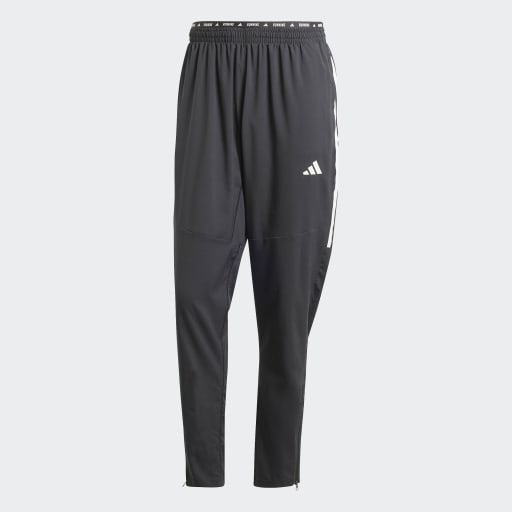 OWN THE RUN 3-STRIPES JOGGERS - Black