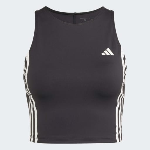 OWN THE RUN 3-STRIPES TANK TOP - Black 