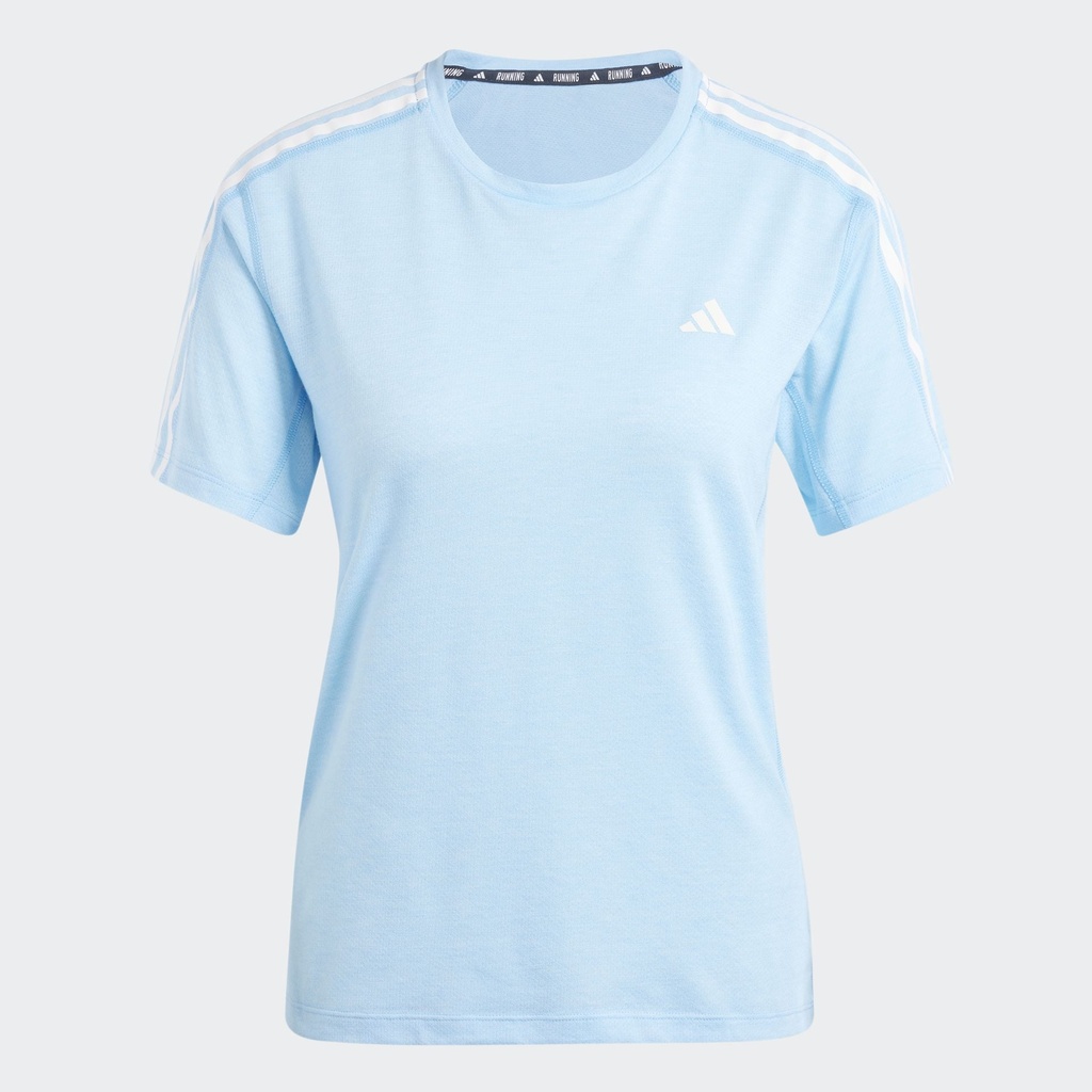 OWN THE RUN 3-STRIPES T-SHIRT - Blue Blink