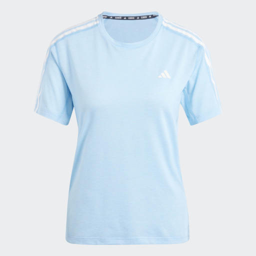 OWN THE RUN 3-STRIPES T-SHIRT - Blue Blink