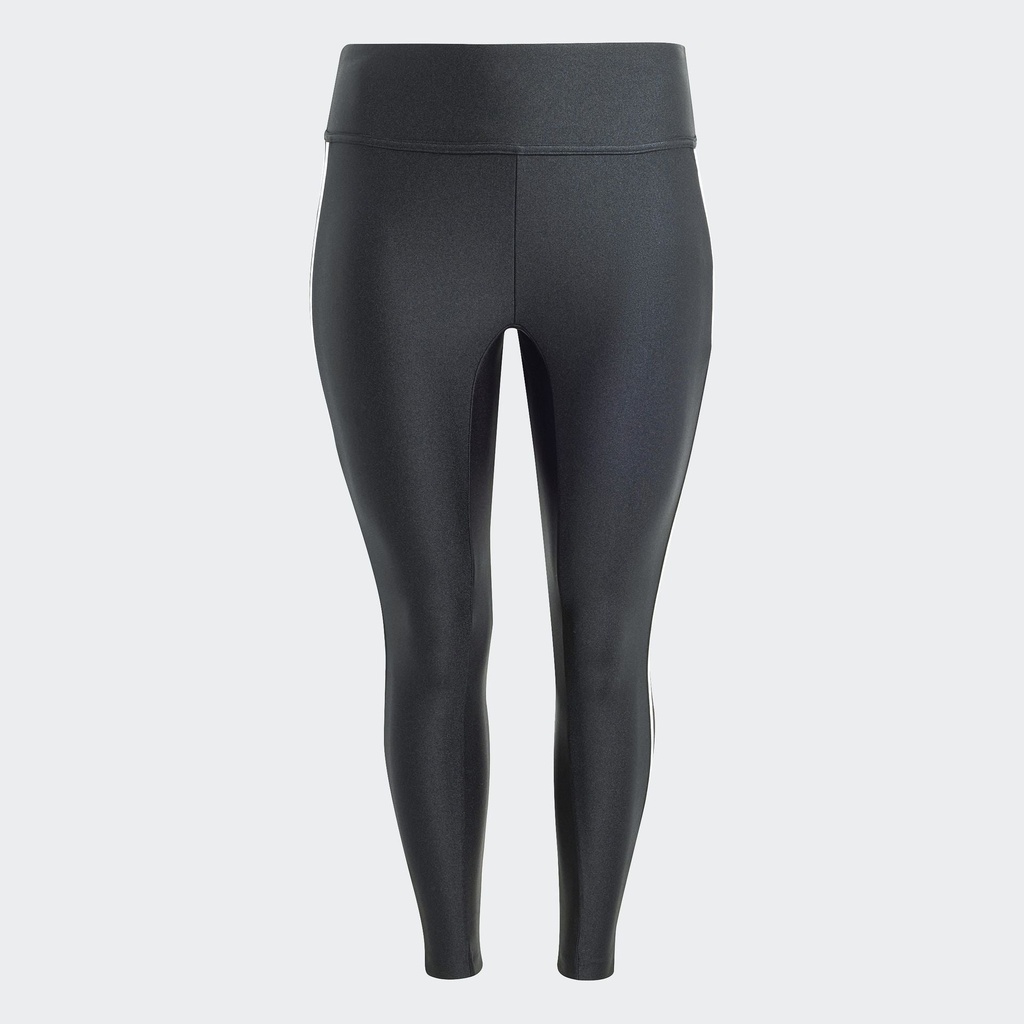 3-STRIPES LEGGINGS (PLUS SIZE) - Black