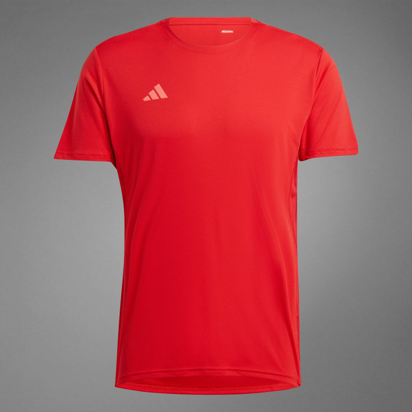 ADIZERO ESSENTIALS RUNNING T-SHIRT - Better Scarlet 