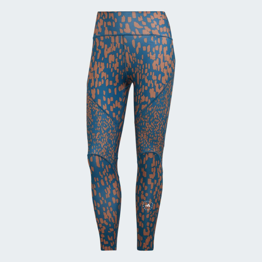 ADIDAS BY STELLA MCCARTNEY TRUEPURPOSE OPTIME TRAINING PRINTED 7/8 LEGGINGS - Tech Mineral / Timber