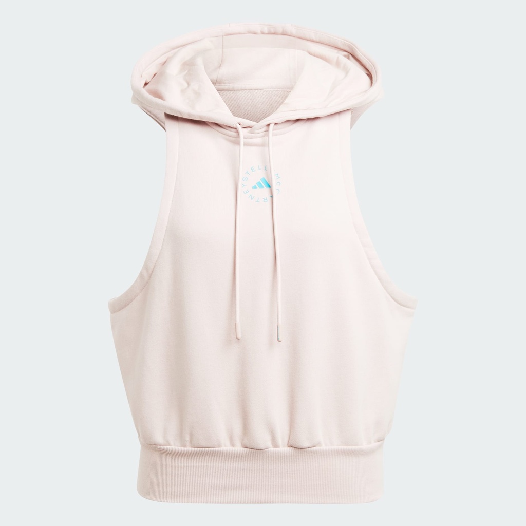 ADIDAS BY STELLA MCCARTNEY SPORTSWEAR SLEEVELESS HOODIE - New Rose 