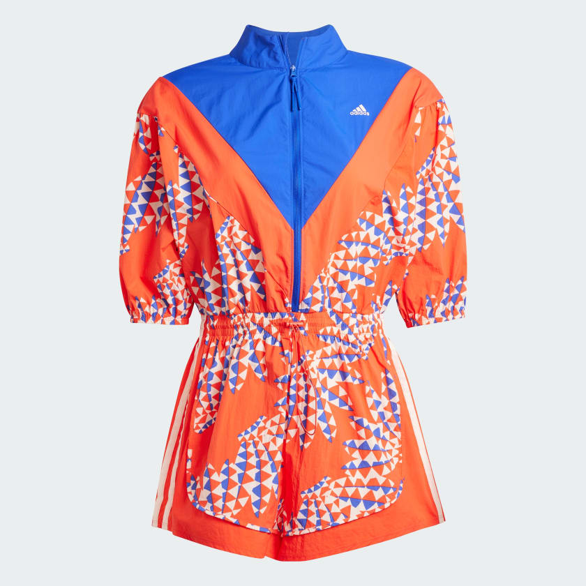 ADIDAS X FARM RIO PREMIUM ONESIE - Bright Red / Bold Blue