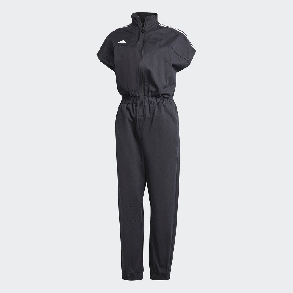 TIRO WOVEN LOOSE JUMPSUIT - Black