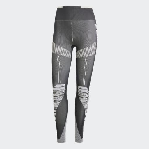ADIDAS BY STELLA MCCARTNEY TRUESTRENGTH SEAMLESS YOGA LEGGINGS - Black / White / Chalk Pearl