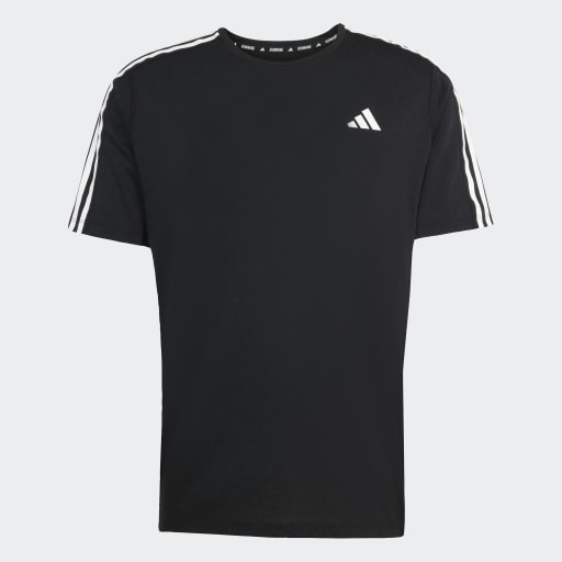 OWN THE RUN 3-STRIPES T-SHIRT - Black