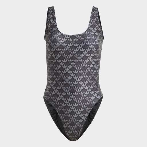 MONOGRAM SWIMSUIT - Grey Five / Carbon / Black