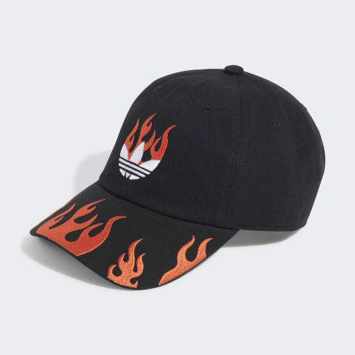 FLAMES DAD CAP GRAPHICS ORIGINALS - Black