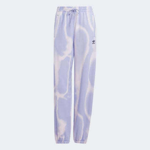DYE ALLOVER PRINT SWEAT JOGGERS - Violet Tone