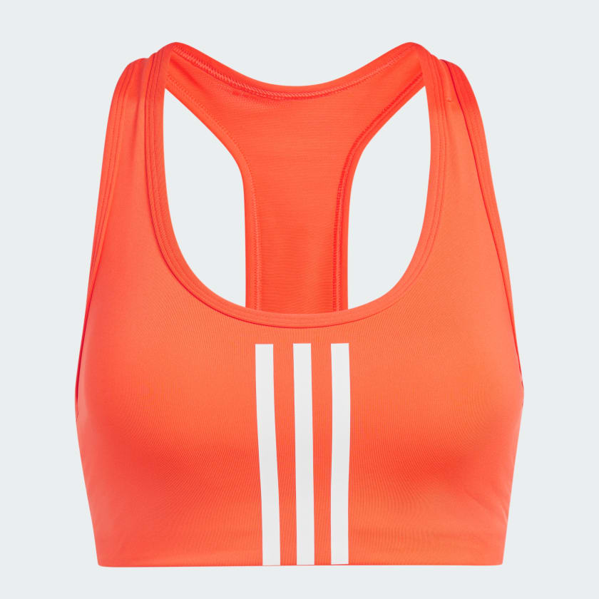 POWERIMPACT TRAINING MEDIUM-SUPPORT BRA MIX MAT ITERATION - Bright Red