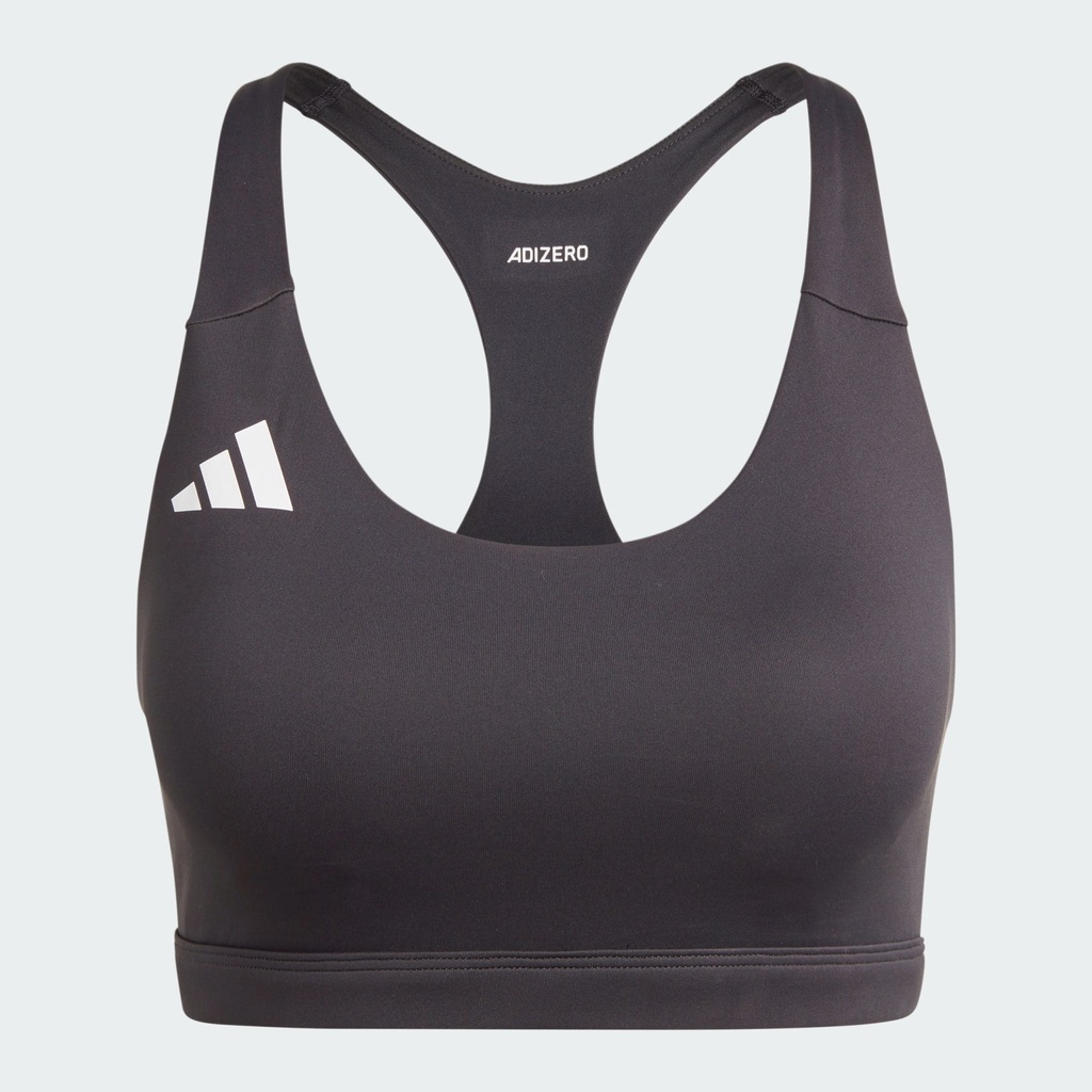 ADIZERO ESSENTIALS RUN MEDIUM-SUPPORT BRA - Black 