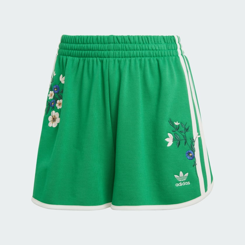 FASHION GRAPHICS FLORAL SHORTS - Green 