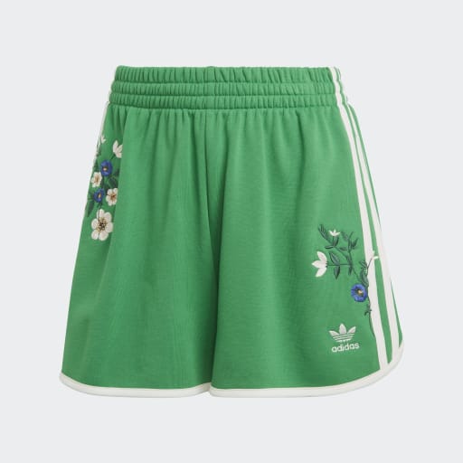 FASHION GRAPHICS FLORAL SHORTS - Green 