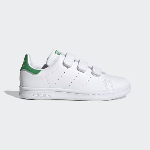 STAN SMITH SHOES - Cloud White / Cloud White / Green