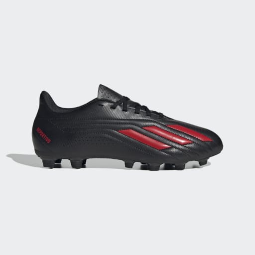 DEPORTIVO II FLEXIBLE GROUND BOOTS - Core Black / Red / Red