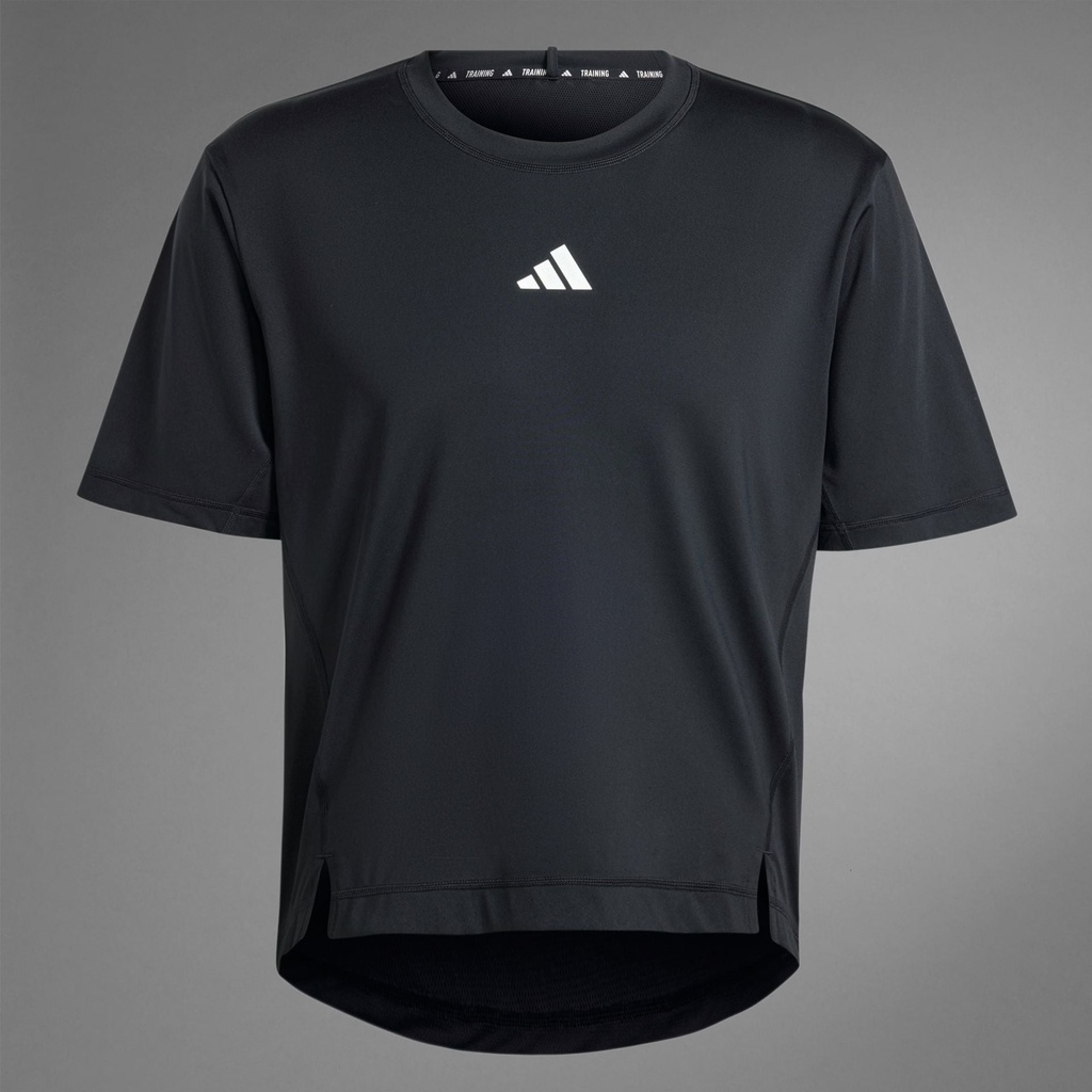 ADAPT WORKOUT T-SHIRT - Black / White