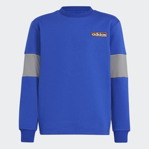 CREW SWEATSHIRT KIDS - Semi Lucid Blue 