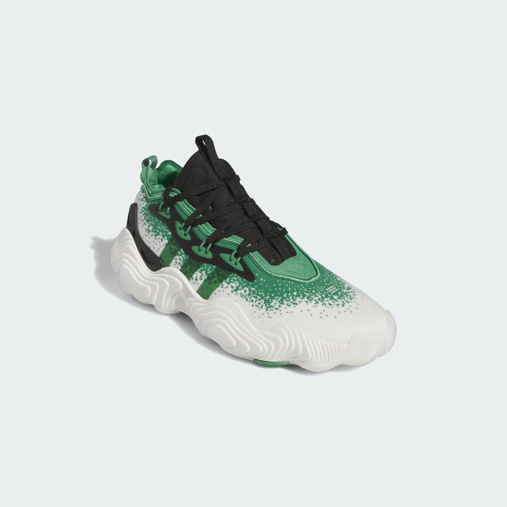 TRAE YOUNG 3 BASKETBALL SHOES - Off White / Preloved Green / Core Black