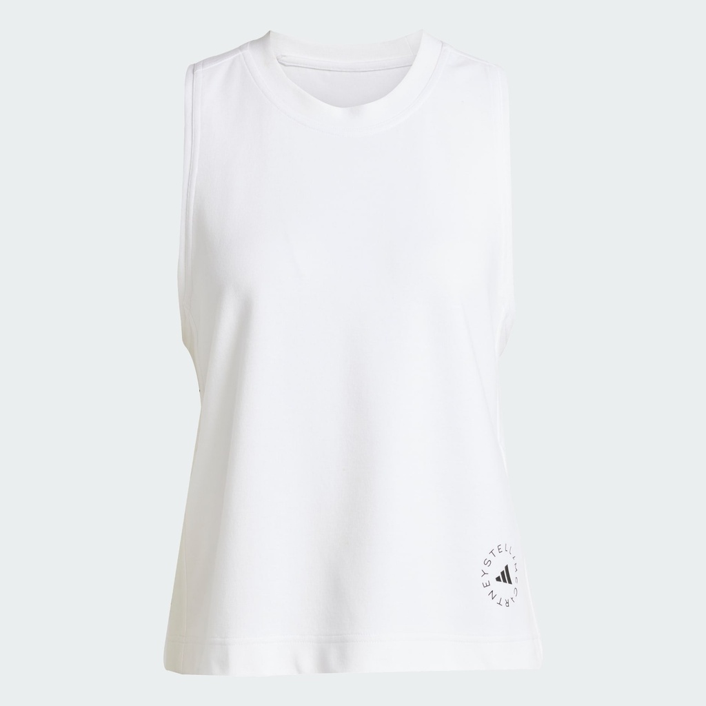 ADIDAS BY STELLA MCCARTNEY LOGO TANK TOP - White