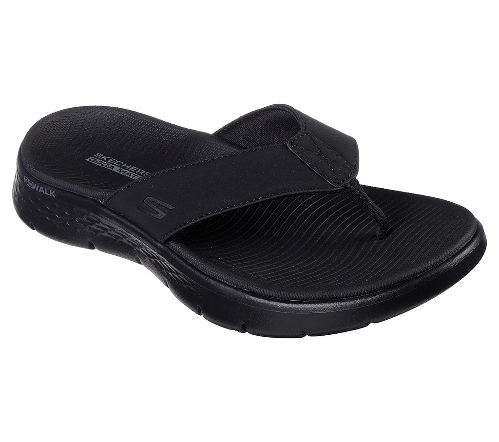 SKECHERS GOWALK FLEX - ENDLESS SUMMER - BLACK BLACK