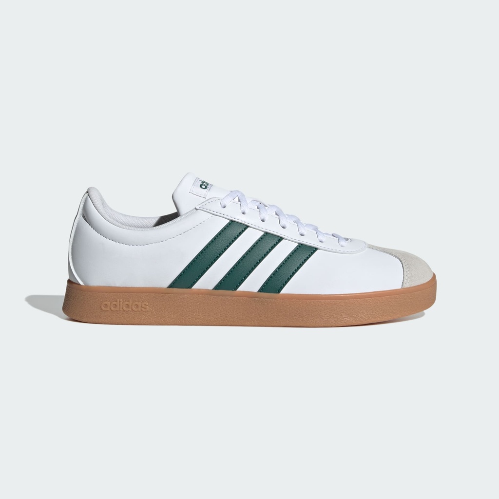 VL COURT BASE SHOES - Ftwr White / Collegiate Green / Grey One