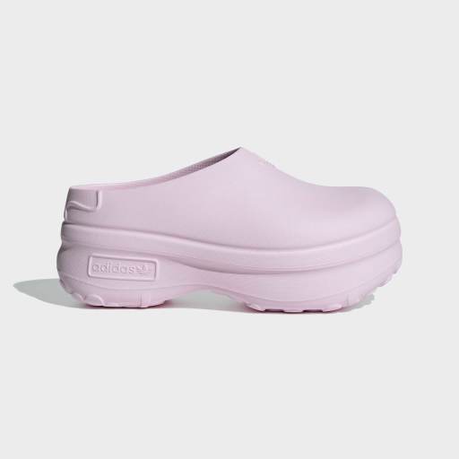 ADIFOM STAN SMITH MULE SHOES - Clear Pink / Clear Pink / Bliss Pink