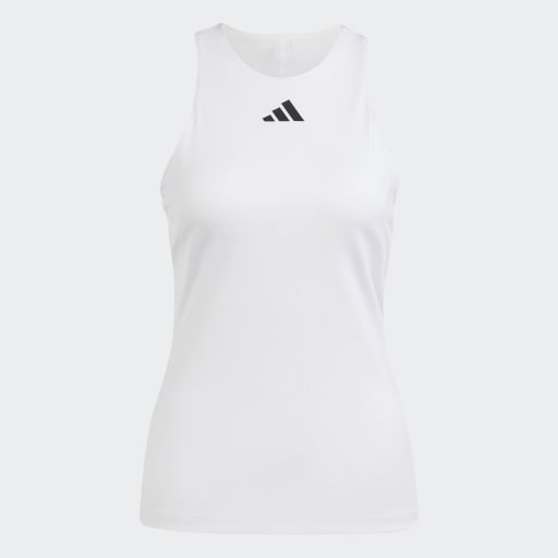TENNIS Y-TANK TOP - White