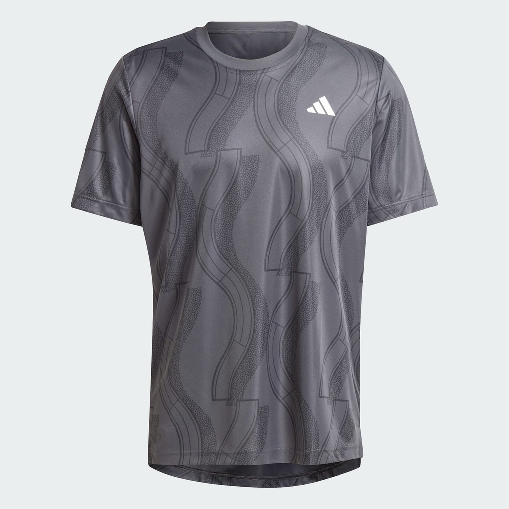 CLUB TENNIS GRAPHIC T-SHIRT - Carbon / Black