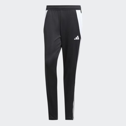 TIRO 24 TRAINING TRACKSUIT BOTTOMS - Black / White