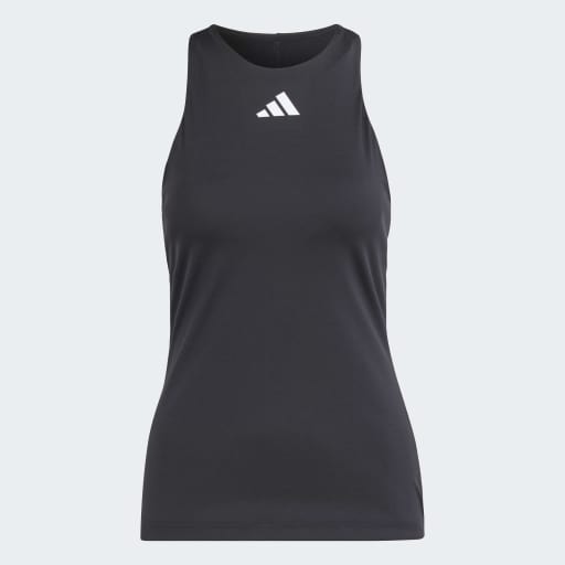 TENNIS Y-TANK TOP - Black