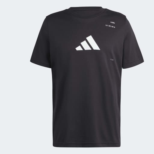 AEROREADY PADEL CATEGORY GRAPHIC T-SHIRT - Black  